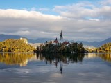 Bled Island in the shade